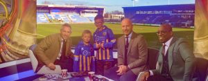 Young fans meet Match of the Day studio